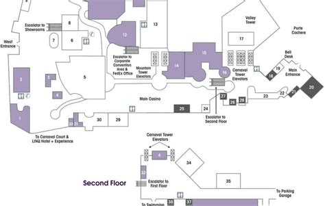 Harrah's Hotel Map