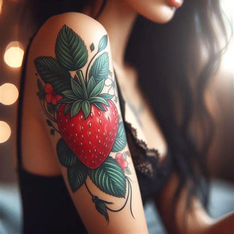 Strawberry Tattoo: A Juicy Expression of Individuality - Your Own ...