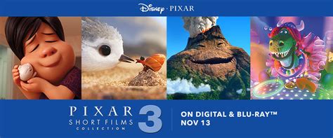 Pixar Short Film Collection Vol. 3 On Blu-ray and Digital This November