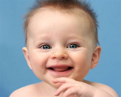 Happy baby smiling stock image. Image of child, baby - 11445531