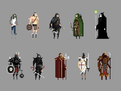 110 Pixel Characters ideas | pixel characters, pixel art, pixel art ...