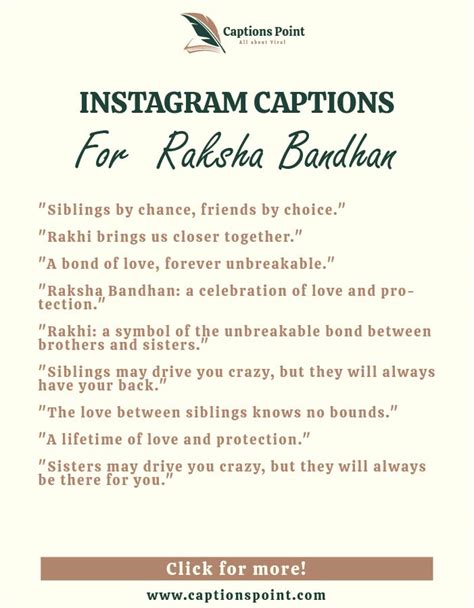 113+ Best Raksha Bandhan Captions