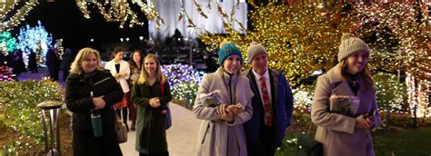 Elder Renlund and Philippine Official Illumine D.C. Temple Christmas Lights