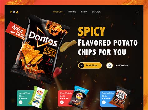 Doritos Chips Landing Page :: Behance