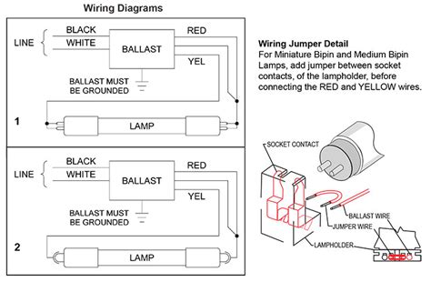 Wiring Diagram Of A Fluorescent Light Ballast