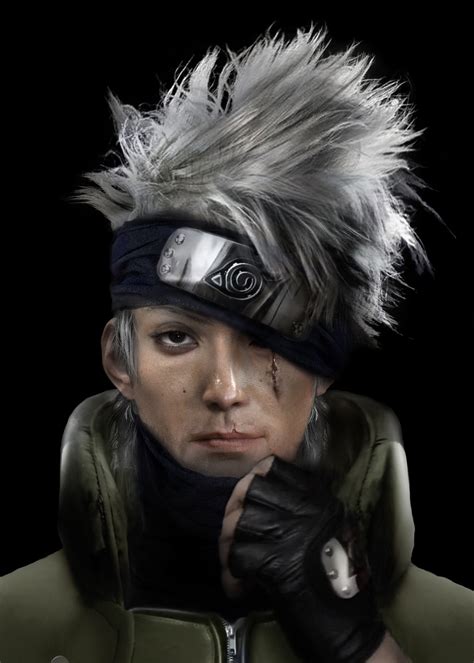 ArtStation - Unmasked Kakashi real life