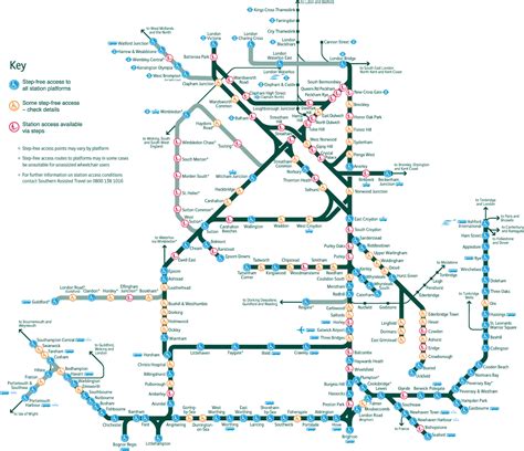 Map Of Southern Railway - Baltimore Map