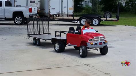 Toy Truck With Gooseneck Flatbed Trailer | Wow Blog