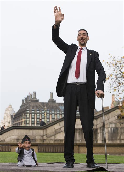 Tallest man, shortest man: Guinness World Records Day celebrated with ...