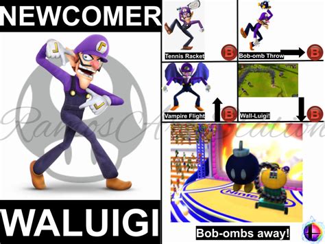 Waluigi Smash Bros Moveset by RamosArtStation on DeviantArt