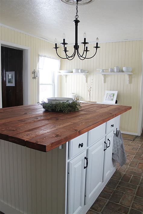 30+ Small Farmhouse Kitchen Island - DECOOMO