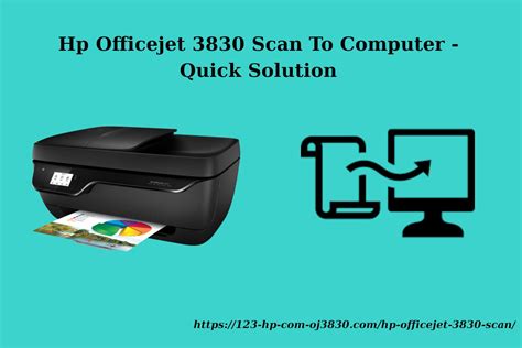 Hp Officejet 3830 Scan To Computer - Quick Solution | Hp officejet ...