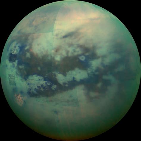 Cassini Captures Infrared View of Saturn's Moon Titan