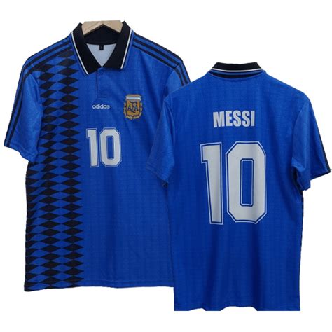 Argentina 1994 World Cup Messi Jersey | Retro collection - Cyberried Store