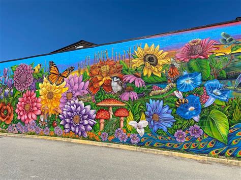 Garden Mural in Frankenmuth, Michigan