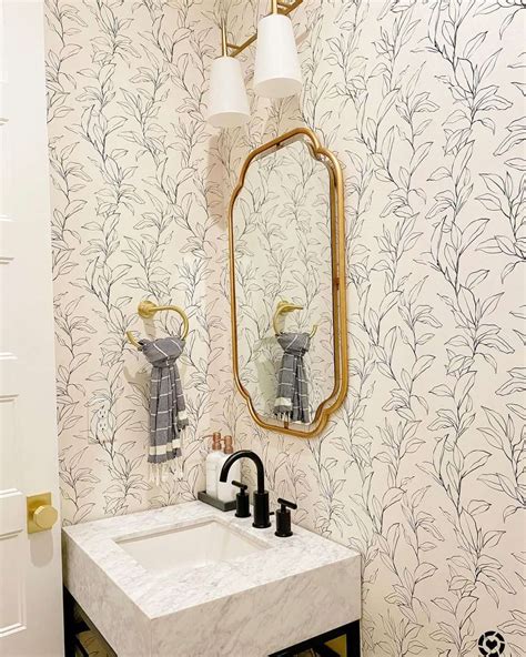 Minimalist Small Bathroom Wallpaper Ideas - Soul & Lane