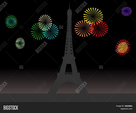 Eiffel Tower Fireworks Image & Photo (Free Trial) | Bigstock