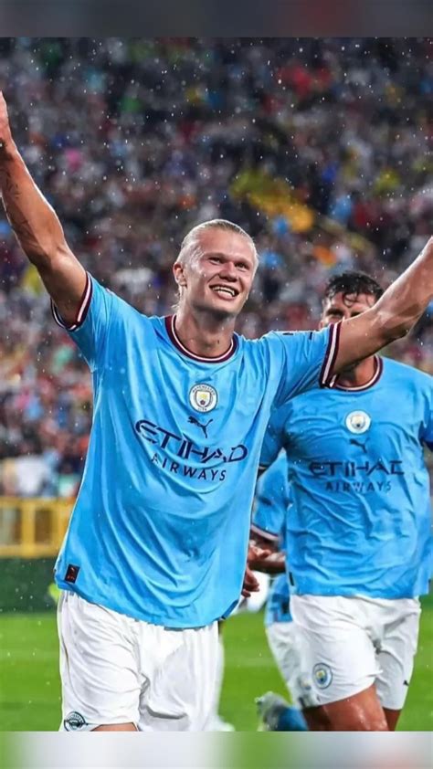 Erling haaland celebrating for manchester city – Artofit