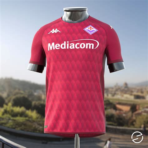 ACF Fiorentina x Kappa 22-23 fourth kit concept shirt