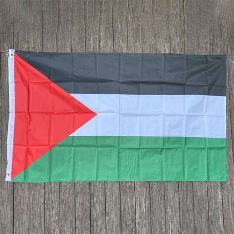 Xvggdg Large Palestine Flag Polyester 150 X 90Cm Gaza Palestinian ...