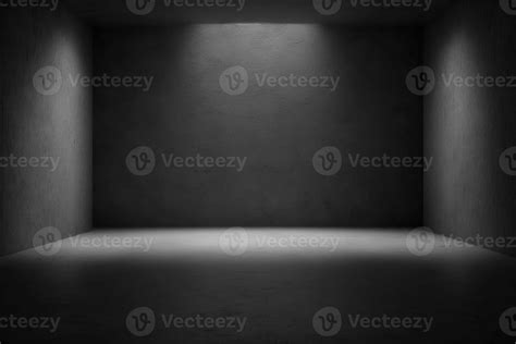 Dark black empty room scene with light 22347412 Stock Photo at Vecteezy