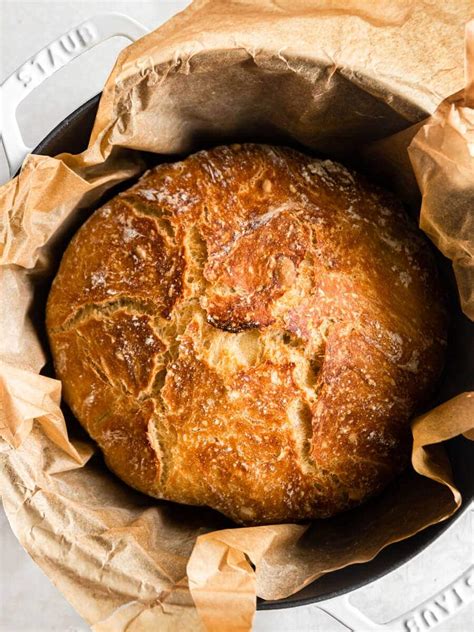 The Easiest No Knead Dutch Oven Bread Recipe - Real + Vibrant