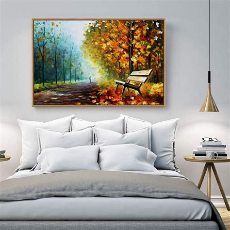 wall26 Floating Framed Canvas Wall Art for Living Room, Bedroom Scenery ...