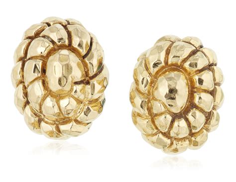 DAVID WEBB GOLD EARRINGS, | Christie’s