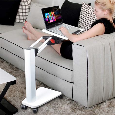 Buy HYXL Multifunctional Rolling Laptop Desk,overbed Table Adjustable ...