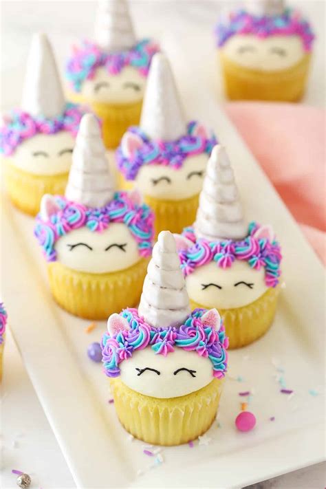 Unicorn Cupcakes | Tastes Like Happy – Food & Recipe Blog