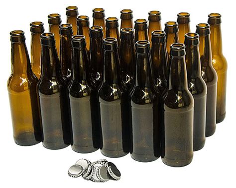 Empty Glass Beer Bottles | 12-22oz Best Amber Glass Bottles