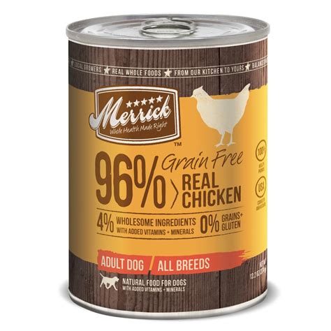 Merrick Grain Free 96% Real Chicken Wet Dog Food | Petco