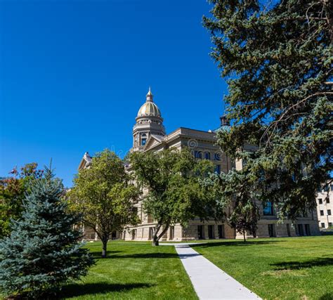 The Wyoming State Capitol Building Editorial Image - Image of capitol ...