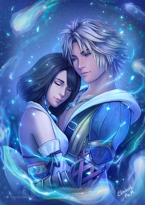 My fan art of Tidus and Yuna : r/FinalFantasy