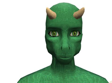 Mod The Sims - Green Dragon Skin and Tail