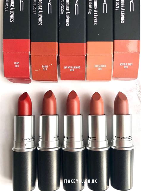 Mac lipstick shades on lips - bppolre