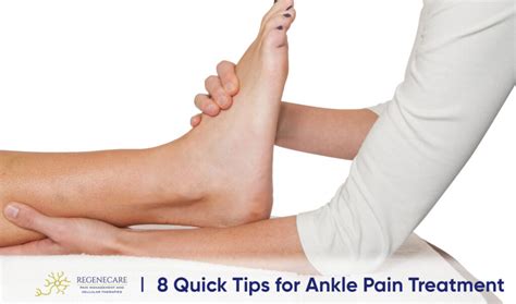 8 Quick Tips for Ankle Pain Treatment - Ortho Remedy Clinic