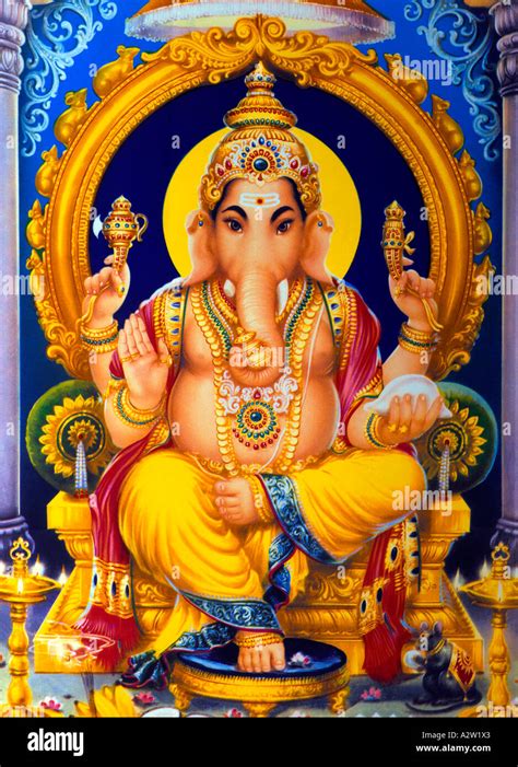 Lord Ganesh Elephant God Stock Photo - Alamy