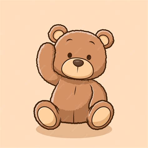 Premium Vector | Cute bear doll teddy bear cartoon design vector ...