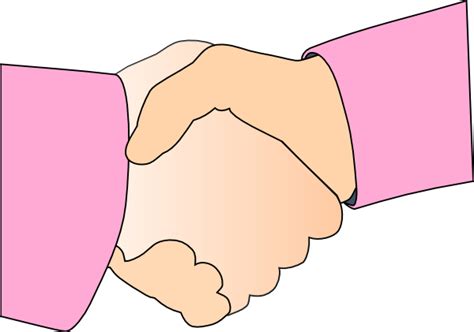 Business handshake clipart