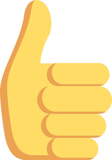 Thumbs Up Transparent Background Thumbs Up Emoji Clipart Foto Images ...