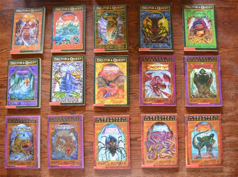 Lot of 15 DELTORA QUEST All 3 Series; complete set of Books ...