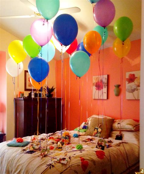 Birthday balloon surprise ...Pinterest idea pulled off | Birthday ...