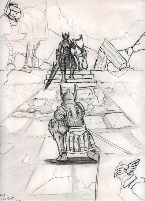 Paladin Versus Dark Knight by Shrrgnien on DeviantArt