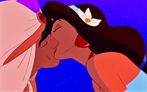 Kiss Aladdin And Jasmine - Aladdin Kissing Jasmine - 1440x900 Wallpaper ...