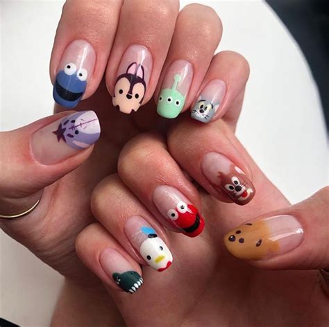 7+ Nail Art Cartoon Designs - Lomejor Demaro Life