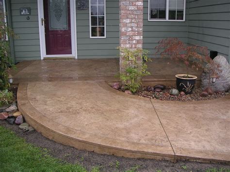 An Affordable Path To A Beautiful Stained Concrete Patio - Patio Designs