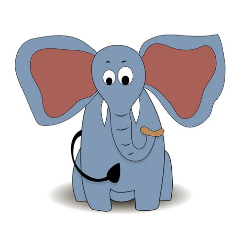 Cartoon character elephant By 09910190 | TheHungryJPEG