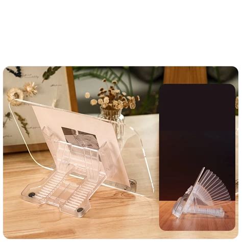 Luxury Acrylic Open Book Display Stand X Shape Acrylic Book Holder ...