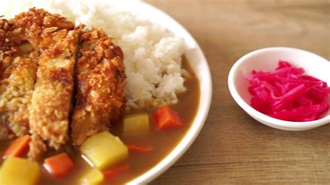 Fried Pork Curry with Rice 1803942 Stock Video at Vecteezy